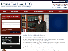 Tablet Screenshot of levinstaxlaw.com